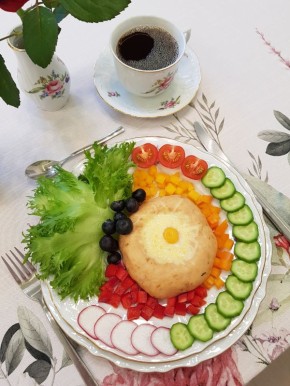 Нежные куриные гнезда для праздничного стола