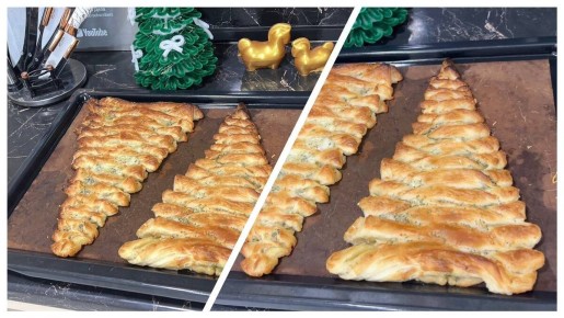 Забавные ёлочки из слоеного теста: простота и вкус на вашем столе