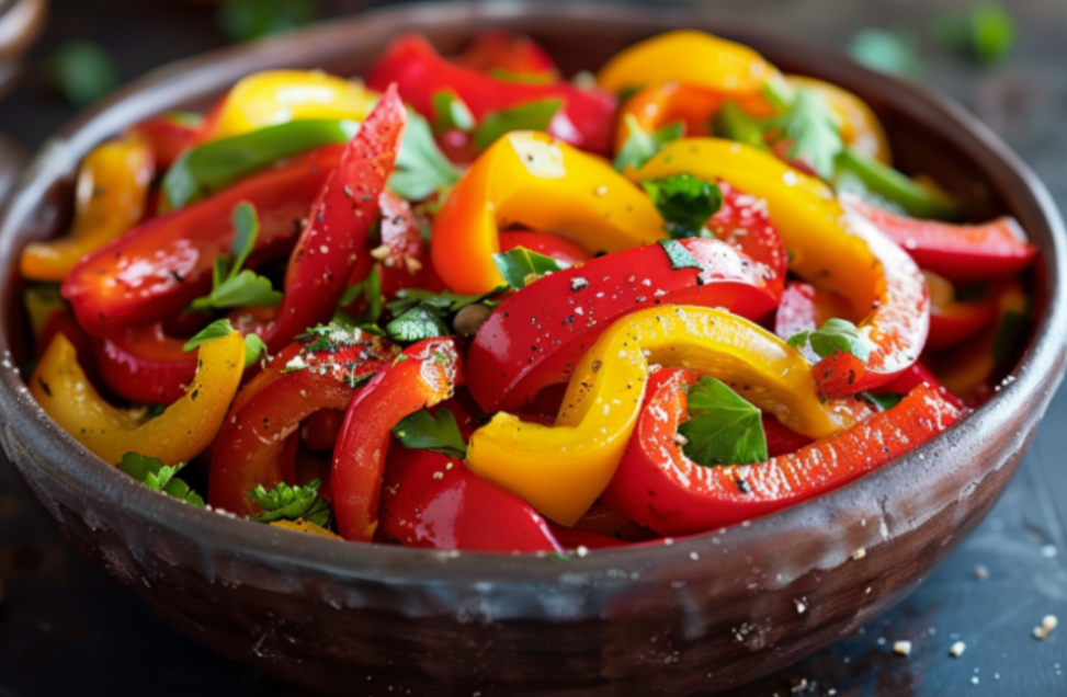 Яркая грузинская закуска из болгарского перца: быстро, просто и вкусно