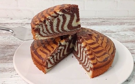 Пирог «Зебра»: вкусное путешествие в детство