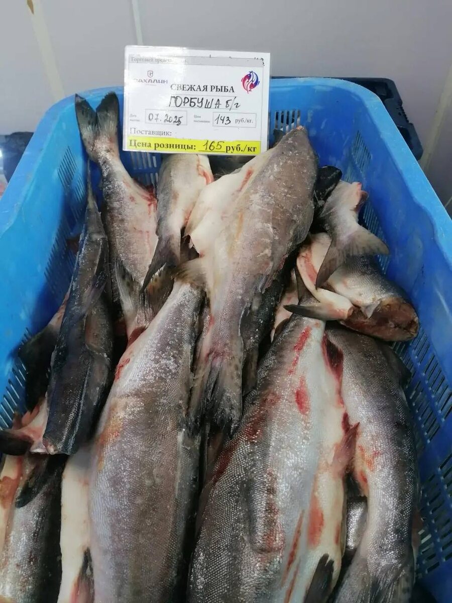 В продаже свежемороженая горбуша по привлекательной цене