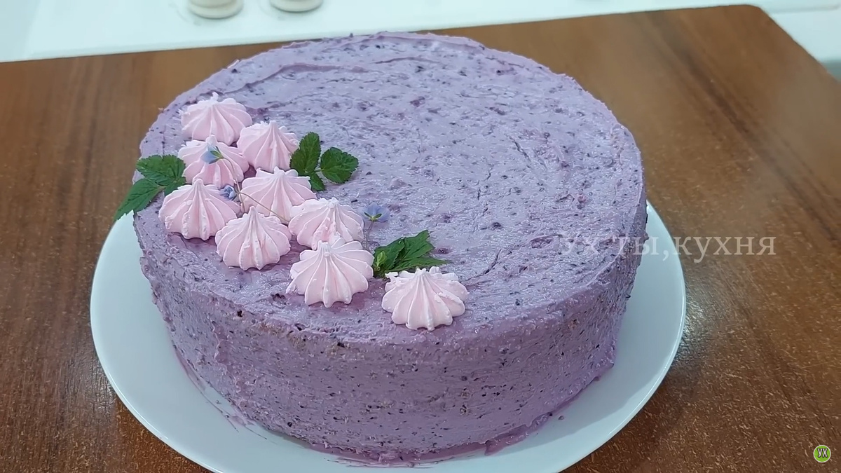 Ягодный торт для уютных вечеров