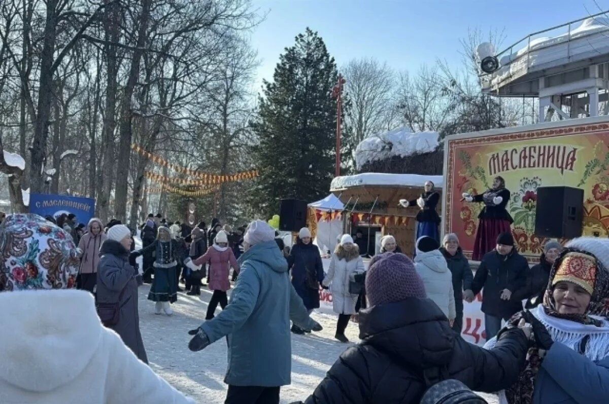 Праздник весны: В парке Белинского отметили Масленицу