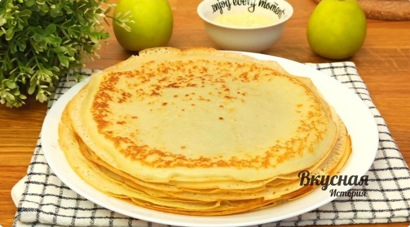 Как приготовить идеальные блины на кипятке с молоком